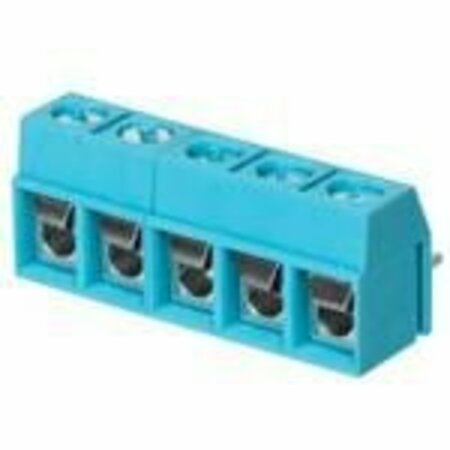CUI DEVICES Fixed Terminal Blocks 2 24 Poles, Screw Type, Vertical, 5.0 Pitch, 22 12 (Awg), Terminal Block TB002V-500-05BE